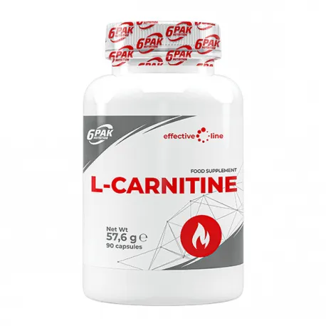 6PAK Effective Line L-Carnitine 1000mg - 90 kaps.