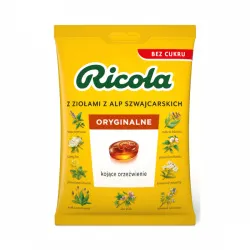 Ricola Cukierki Ziołowe Bez Cukru Oryginalne Ziołowe - 68g