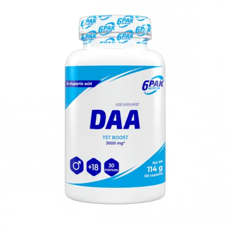 6PAK Nutrition DAA - 120 kaps.