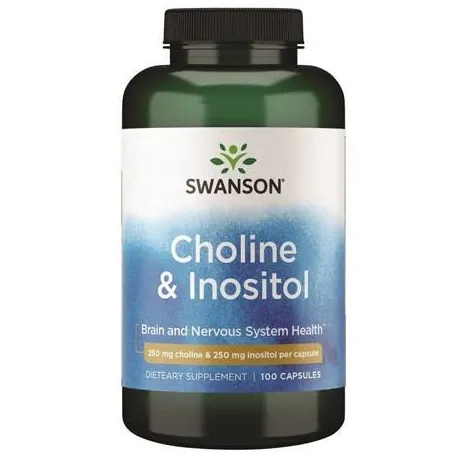 Swanson Choline & Inositol - 100 kaps.