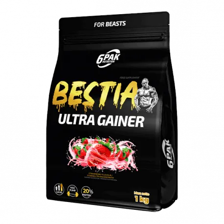 6PAK Nutrition BESTIA ULTRA GAINER - 1000g