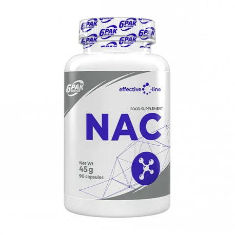 6PAK Nutrition Effective Line NAC - 90 kaps.
