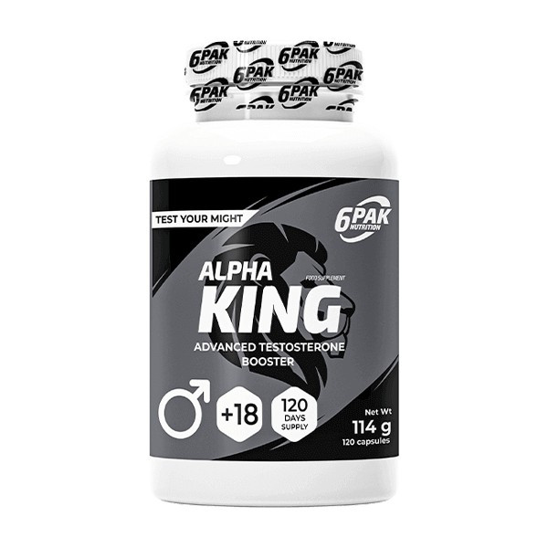 6PAK Nutrition Alpha King - 120 kaps.