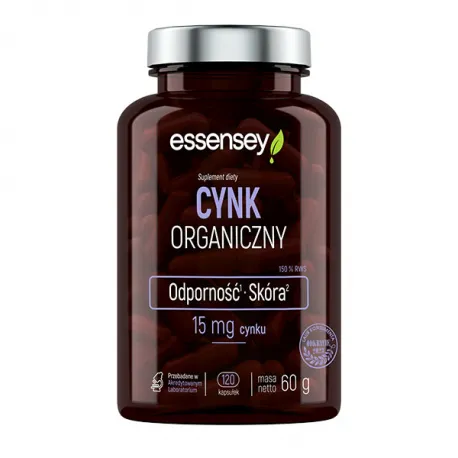Essensey Cynk Organiczny - 120 kaps.