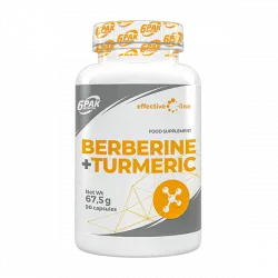 6PAK Nutrition Effective Line Berberine + Turmeric - 90 kaps.