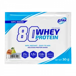 6PAK Nutrition 80 Whey Protein - 30g