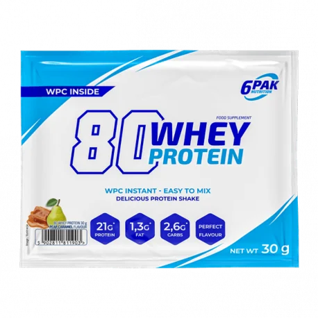 6PAK Nutrition 80 Whey Protein - 30g