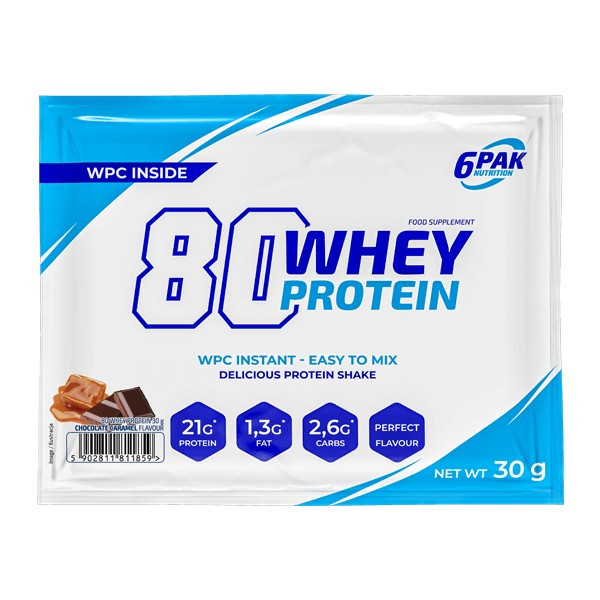 6PAK Nutrition 80 Whey Protein - 30g