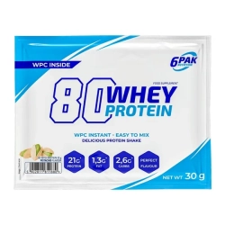 6PAK Nutrition 80 Whey Protein - 30g
