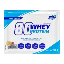 6PAK Nutrition 80 Whey Protein - 30g