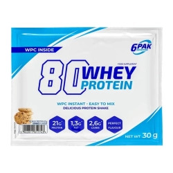 6PAK Nutrition 80 Whey Protein - 30g