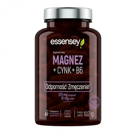 Essensey Magnez + Cynk + B6 - 120 kaps.