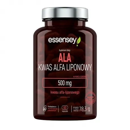 Essensey ALA Kwas Alfa Liponowy - 90 kaps.