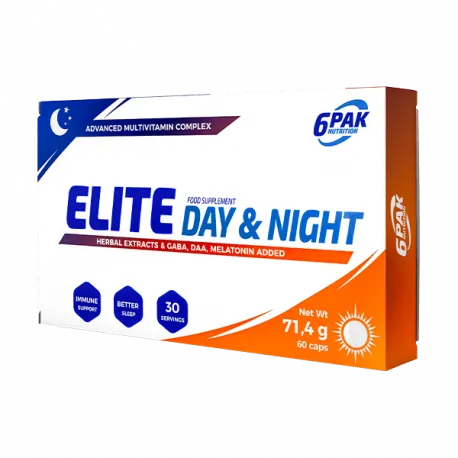 6PAK Nutrition Elite Day & Night - 60 kaps.