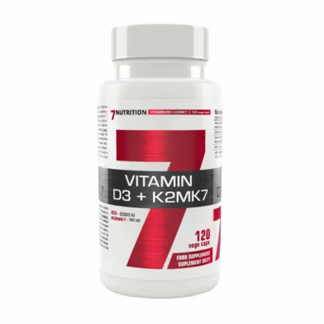 7Nutrition Vitamin D3+K2MK7 - 120 kaps.