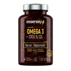 Essensey Omega 3 + 2000 IU D3 - 90 kaps.