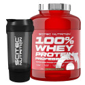 Scitec 100% Whey Protein Professional - 2350g + Shaker - 700ml