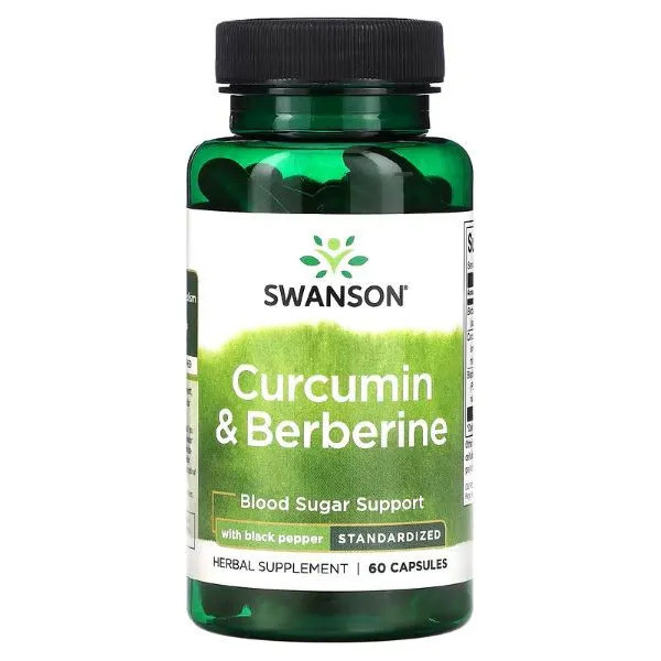 Swanson Curcumin & Berberine - 60 kaps.