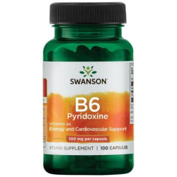 Swanson Vitamin B-6 100mg - 100 kaps.