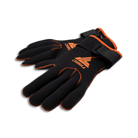 Trec Cold Water Thermo Gloves 01 Black-orange - 1 para