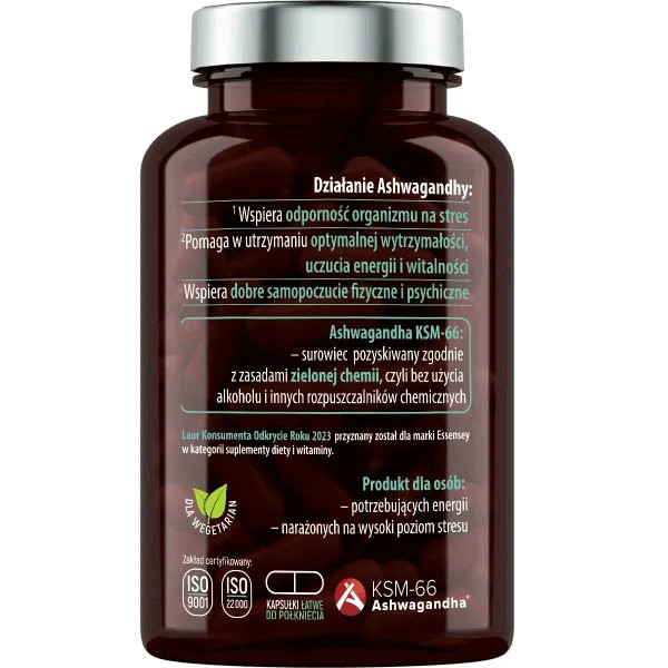 Essensey Ashwagandha Exclusive KSM-66 - 90 kaps.