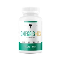 Trec Vitality Omega 3 + D3 - 90 kaps.