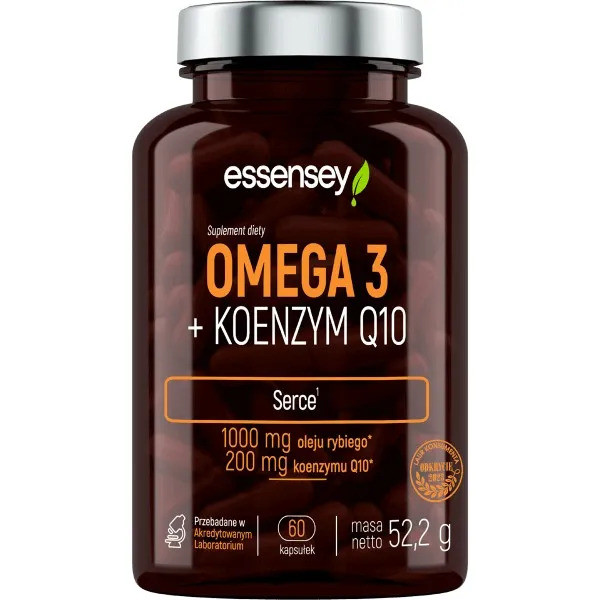 Essensey Omega 3 + Koenzym Q10 - 60 kaps.