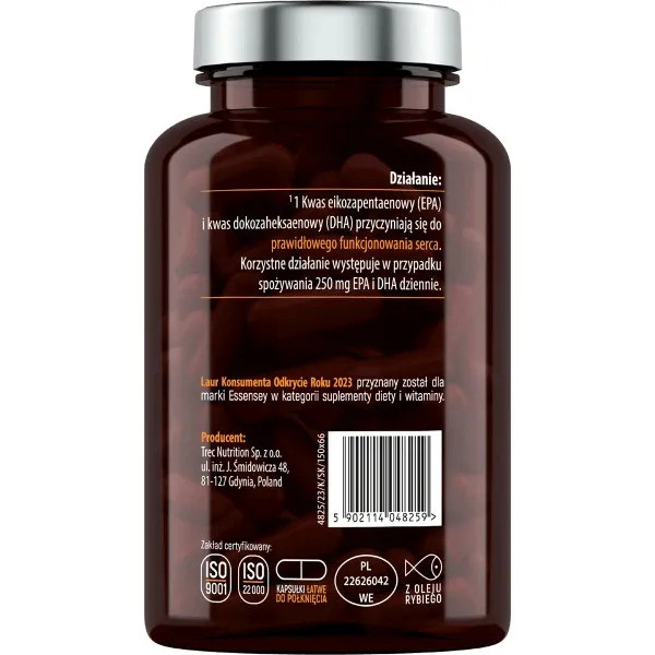 Essensey Omega 3 + Koenzym Q10 - 60 kaps.