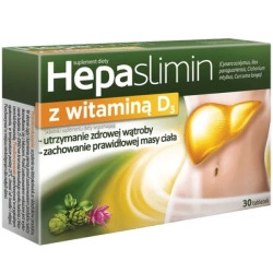 Aflofarm Hepaslimin z witaminą D3 - 30 tabl.