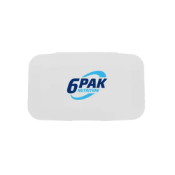 6PAK Nutrition Pillbox - White