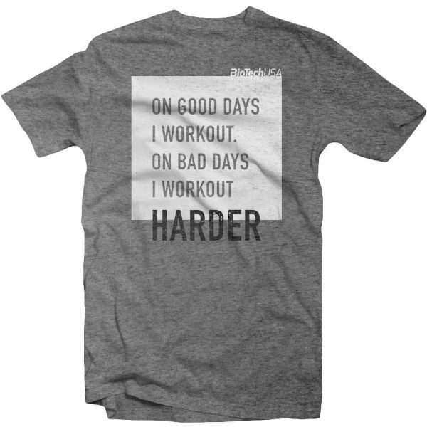 BioTech T-shirt Workout Gray