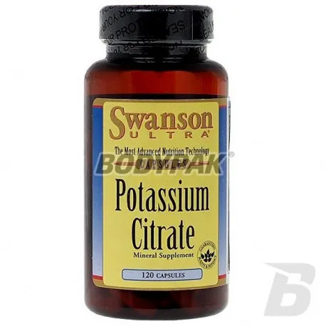 Swanson Potassium Citrate [Cytrynian Potasu] - 120 kaps.