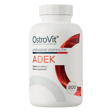 OstroVit ADEK - witaminy A, D, E i K - 200 tabl.