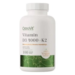 OstroVit Vitamin D3 4000 IU + K2 VEGE - 100 tabl.