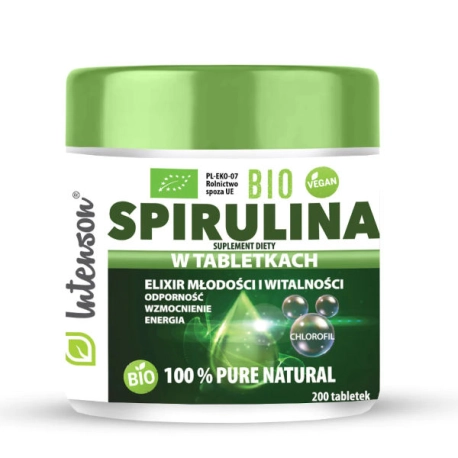 Intenson BIO Spirulina 100% - 200 tabl.