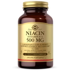 Solgar Niacin (Vitamin B3) 500 mg - 100 kaps.