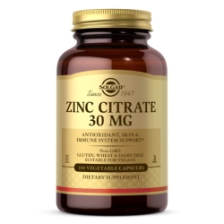 Solgar Zinc Citrate 30 mg - 100 kaps.
