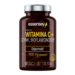 Essensey Witamina C + Cynk, Bioflawonoidy - 90 kaps.