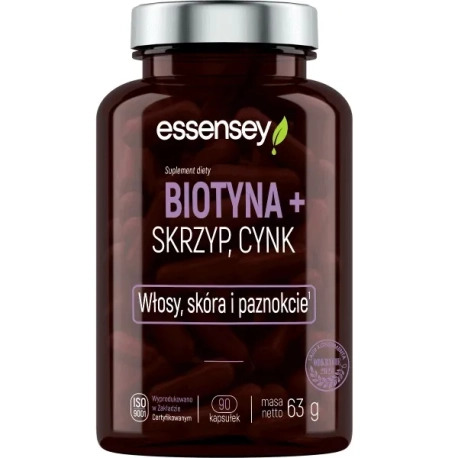 Essensey Biotyna + Skrzyp + Cynk - 90 kaps.