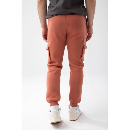 Trec Wear Brązowe spodnie męskie Basic Pants Cargo 150 T Brown