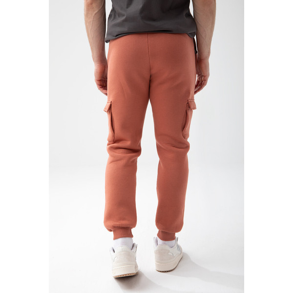 Trec Wear Brązowe spodnie męskie Basic Pants Cargo 150 T Brown