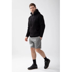 Trec Wear Czarna bluza męska z kapturem Basic Hoodie 150 Black