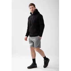 Trec Wear Czarna bluza męska z kapturem Basic Hoodie 150 Black