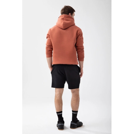 Trec Wear Brązowa bluza męska z kapturem Basic Hoodie 150 Brown