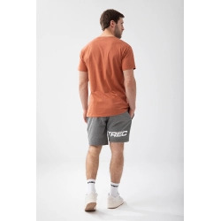 Trec Wear Brązowy T-shirt męski Basic Tshirt 150 T Brown