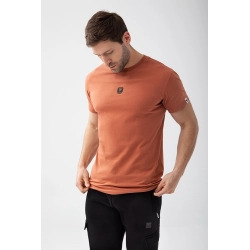 Trec Wear Brązowy T-shirt męski Basic Tshirt 150 T Brown
