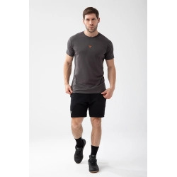 Trec Wear Basic Grafitowy T-shirt męski Tshirt 151 Print Graphite