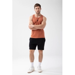 Trec Wear Brązowy tank top męski Basic Tank Top 150 Brown