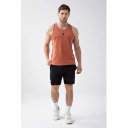 Trec Wear Brązowy tank top męski Basic Tank Top 150 Brown