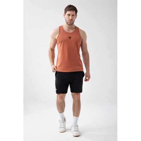 Trec Wear Brązowy tank top męski Basic Tank Top 150 Brown